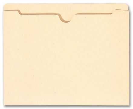 Top Tab Manila Pocket, 11 pt, No expansion