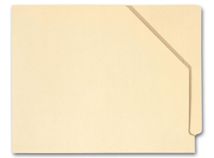 End Tab Diagonal Cut File Pocket, Manila14 pt, No expansion
