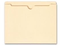 Top Tab Manila Pocket, 14 pt, No expansion