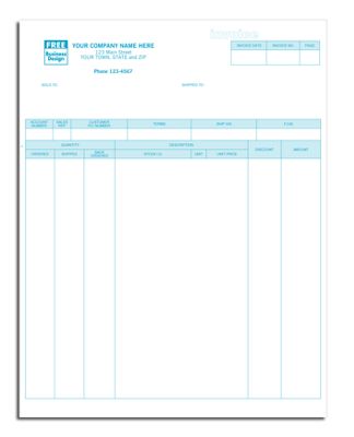 Classic Laser and Inkjet Invoice 13578