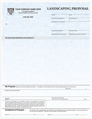 Laser Landscaping Proposal Parchment 13635G