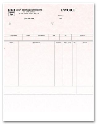 Laser Product Invoice Parchment 13661G