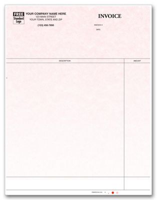 Laser Professional Invoice Parchment 13665G
