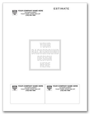 Form and Label Combo w/2 labels at the Bottom 13695