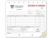Return to Vendor Forms Sets