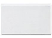 Adhesive Transparent File Pockets, 8 x 5