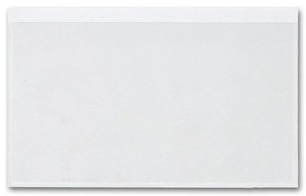 Adhesive Transparent File Pockets, 8 x 5