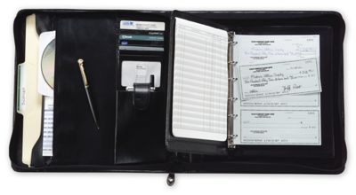 3 To a Page - Deskbook Portfolio, 6 Ring 1439N