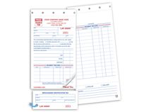 Layaway Forms - 4 Payment Record Rows on Front