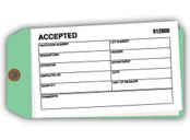 Accepted Material Control Tag