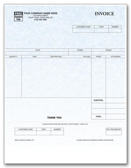 Laser Invoice - Parchment