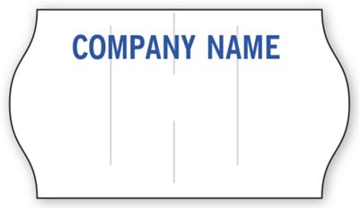 Meto 1-Line Pricing Labels, Roll, White 1571