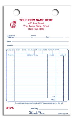Register Forms, Classic, Cash and Charge 15814