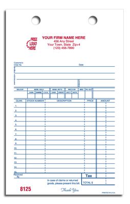 Register Forms, Parts, Cash and Carry 15850