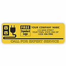 Call For Expert Service Electrical Labels, 1595