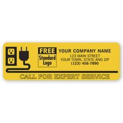 Call For Expert Service Electrical Labels,