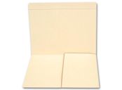 Top Tab Half Pocket Manila Folder, 11 pt