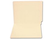 End Tab Full Cut Manila Folder, 11 pt, No Fastener