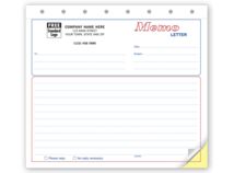 Memos, Carbonless, Small