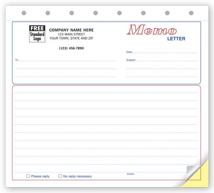 Memos, Carbonless, Small
