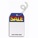 Tags, Sale, Blue and Yellow, Small 198