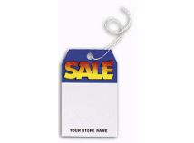 Tags, Sale, Blue & Yellow, Small