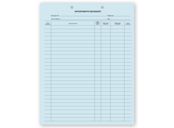 Dental Appointments Necessary Forms, 2 Hole Punch, Blue Bond