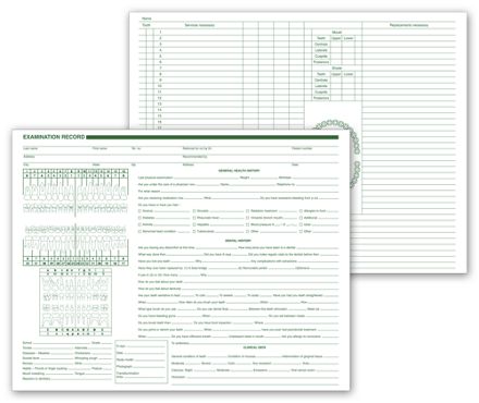 Dental Examination Records