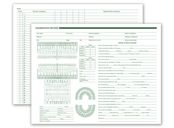 Dental Exam Record, Horizontal Format