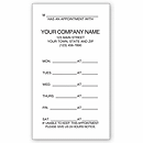 One - Sided Appointment Business Cards, Imprinted 200
