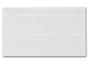 Adhesive Transparent Plastic File Pockets, 9 1/2 x 5 1/4