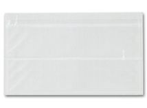 Adhesive Transparent Plastic File Pockets, 9 1/2 x 5 1/4