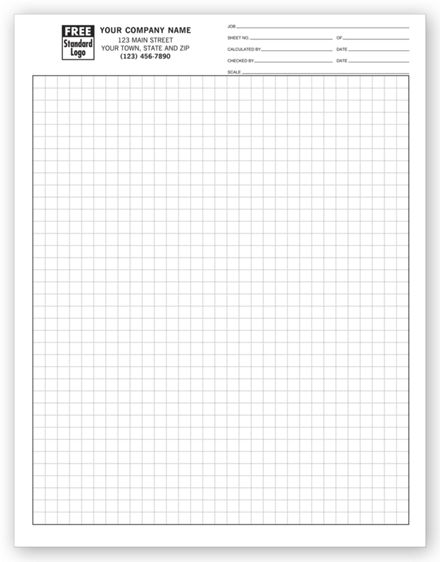 Graph Papers, Standard 1/4, Sheets