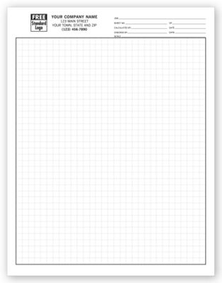 Graph Papers, Standard 1/4, Padded 205