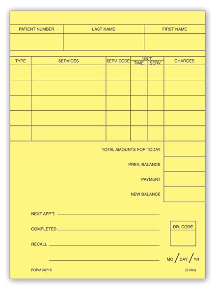 Service Information Slips