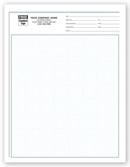 Graph Papers, Pro-Sketch, 1/8, Padded