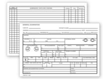 Optometry Record Card, Two - Sided, 4 x 6