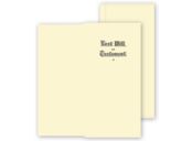 Will Envelopes, Engraved, Ivory
