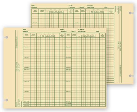 Payroll Forms, Loose Leaf