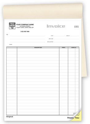 Job Invoices - Classic Large Booked 209B