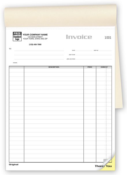 Job Invoices - Classic Large Booked