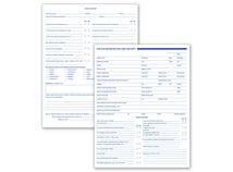 Dental Child Registration and History Forms, 2 Sided