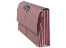 Top Tab Red Wallet Pocket, Extra Large, 5 1/4 expansion