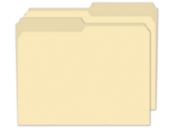 Top Tab Folders, Manila, 11 pt