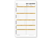 Daily Job Report Forms