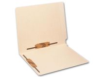 End Tab Full Cut Manila Folder, 11 pt, Two Fastener