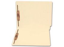 End Tab Full Cut Manila Folder, 14 pt, Two Fastener
