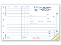 Carbonless Side-Stub Job Work Orders
