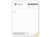 Job Estimate Forms, Sets
