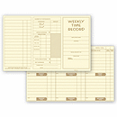 Pocket Size Weekly Time Cards 220